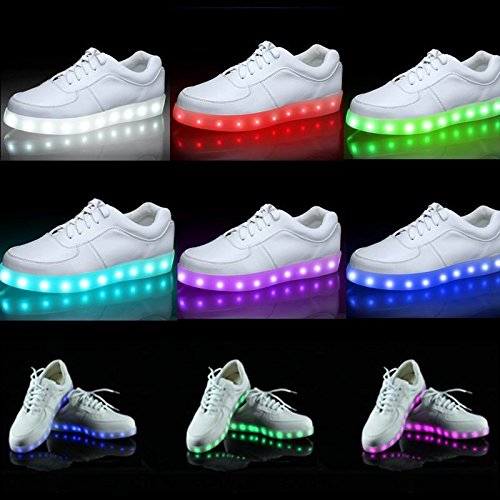 Lighting LED shoes - White sneakers 