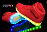 Lighting LED shoes - Red sneakers