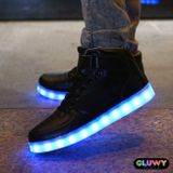 Lighting LED shoes - Black sneakers