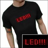 LED T-shirt with scrooling display