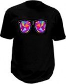 Kaleidoscope glasses T-shirt