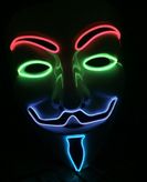 Lighting multicolor mask
