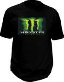 Monster T-shirt with led panel