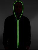 Neon lighting hoodie - green