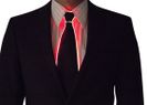 Red neon tie