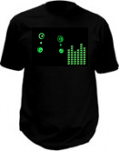 Speaker green equalizer t-shirt